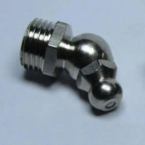 หัวฉีดจาระบีทองเหลืองอุปกรณ์หล่อลื่นอุตสาหกรรม - Product Image 5