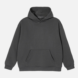 Vente en gros de pulls à capuche en coton éponge français épais et lourd 100% coton de haute qualité avec logo personnalisé pour hommes - Product Image 6