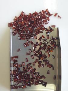 1.5X2.5X3.5มม. โกเมนสีแดงเรียวบาแกตต์ตัดอัญมณีธรรมชาติสำหรับการทำเครื่องประดับ - Product Image 3