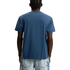 เสื้อยืดผู้ชายคุณภาพสูง ฮิปฮอป คอกลม แขนเสื้อแบบดรอปโชว์เดอร์ สตรีทแวร์ ผ้าคอตตอน 100% ทรงโอเวอร์ไซส์ แบบเรียบง่าย รับผลิตแบบ OEM - Product Image 6