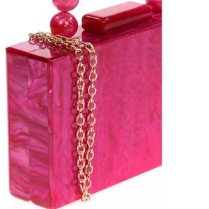 Bolso de Mano de Resina Epoxi, Bolso de Mano de Moda para Mujer de Calidad con Estilo Elegante, Bolso de Mano de la India - Product Image 1