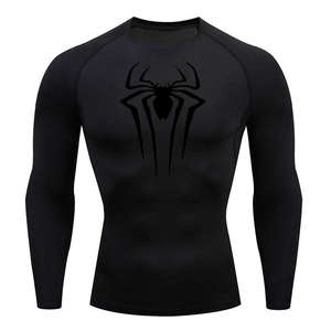 Compression Shirt Men's T-Shirt <b>Long</b> Sleeve <b>Black</b> <b>Top</b> Fitness Skin Quick Dry Breathable Casual <b>Long</b> T-Shirt - Product Image 4