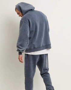 Kivotech Premium Quality 80% Algodón 20% Poliéster Oversized Vintage sudaderas con capucha para hombre - Product Image 5