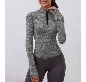 Tops de Yoga con etiqueta, ropa de Fitness de marca para mujer de secado rápido, camisetas de Yoga de alta calidad para mujer 2025, camisetas de Yoga Premium baratas al por mayor - Product Image 4