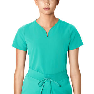 Uniformes Médicos para Mujer con Logotipo Personalizado, Cuello en V Curvo, Tallas Grandes hasta XL, Uniformes de Enfermera, Fabricante Directo, Quirúrgicos - Product Image 2