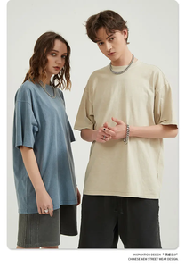 Camisetas de Gran Tamaño para Hombre, Estilo Vintage, Casuales, de Algodón 100%, con Hombros Caídos, Diseño Gráfico Personalizado del Fabricante, Tejido Ácido - Product Image 2