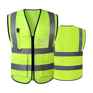 Gilet de sécurité haute visibilité avertissement de construction haute visibilité travail vêtements réfléchissants signal équipement de sécurité gilet réfléchissant - Product Image 3