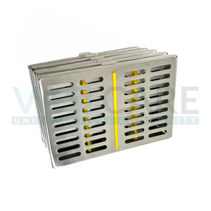 Vaslcare-Juego de 5 casetes de esterilización vacíos para autoclave dental alemán, caja para 10 instrumentos - Product Image 6