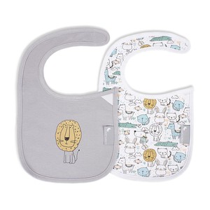 Juego de Velcro BIB 38X22 de Tela de Algodón MOD. GATITOS Rango de Edad 0-12 Meses - Product Image 1