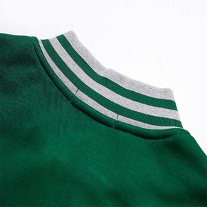 Veste bomber de baseball universitaire à la mode, en polyester/coton, manches en laine, corps en laine, couleurs d'équipe d'hiver, option de revêtement avant - Product Image 5