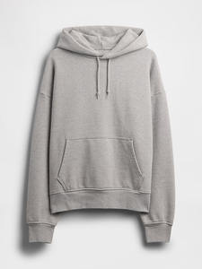 Custom Mens 100% Cotton <b>Fleece</b> High Quality Plain <b>Oversized</b> Drop Shoulder Designer Pullover <b>Hoodie</b> Streetwear Fashion Apparel - Product Image 5