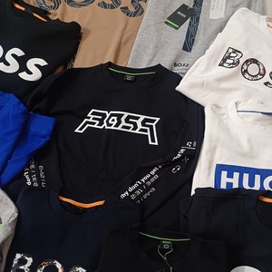 Sweat-shirt en coton polaire épais unisexe Pull à capuche d'hiver Col rond du Bangladesh Tissus à brosse Lot de vêtements en stock - Product Image 1