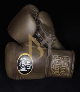 Guantes de boxeo profesionales Guantes de boxeo con cordones hechos a mano Colores personalizados No Boxing No Life Made in Pakistan - Product Image 2