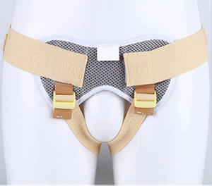 Vendaje <span class=keywords><strong>Inguinal</strong></span> elástico ajustable <span class=keywords><strong>para</strong></span> <span class=keywords><strong>Hernia</strong></span>, soporte médico personalizado, Color Beige - Product Image 2