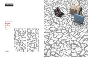 กระเบื้องพอร์ซเลนลายเทอร์ราซโซสีขาว ROYCE รุ่นพรีเมียม - Product Image 2