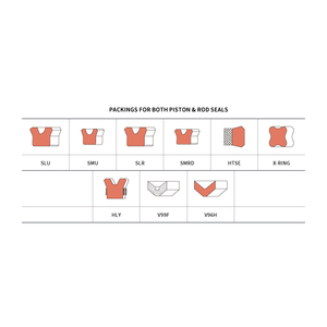 กระบอกสูบฮันซึงเกาหลีใต้ซีลสำหรับงานหนักคุณภาพสูงสำหรับลูกสูบ/ก้าน/ลูกสูบและก้าน/ซีลกันฝุ่น - Product Image 3