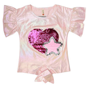Camiseta para niñas (A150) rosa - Product Image 1