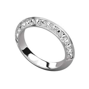 Anillo de diamante cultivado en laboratorio chapado en oro de 14 quilates a la moda versátil para mujer compromiso de boda exquisito certificado IGI India - Product Image 2