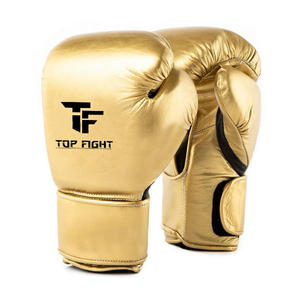 Gants de boxe en cuir de vachette 2026 pour le fitness et le kick-boxing, avec lacets, modèle Winning - Product Image 2