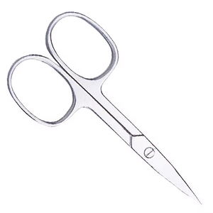 Ciseaux à ongles à double pointe incurvée Ciseaux à cuticules en acier inoxydable 3.5 "& 4" Ciseaux de manucure personnalisés - Product Image 2