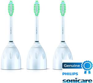 Têtes de brosse à dents de rechange Philips Sonicare E-Series authentiques, 3 têtes de brosse, blanches, HX7023/64 - Product Image 2