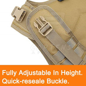 Venta directa de fábrica Diseño único Chaleco táctico Tallas grandes Precio barato Chaleco táctico para adultos - Product Image 3