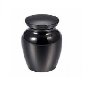 High Quality Brass Cremation <b>Keepsake</b> Urns With Pewter And Black Color Finished Metal Funeral Urns For Human <b>Ashes</b> - Product Image 2