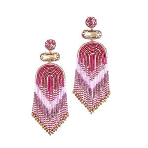 Elegant Customized Seed Beads Beaded <b>Earrings</b> Unique Modern Summer Style Embroidery <b>Fashion</b> <b>Drop</b> <b>Earrings</b> - Product Image 6