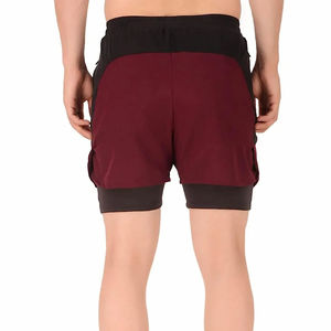 Top Trending Nuevo diseño Quick Dry Running Transpirable 2 en 1 Double Training Jogger Shorts para hombres - Product Image 2
