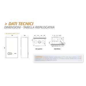 Système de chauffage et de climatisation domestique Ferroli Bluehelix Pro S 27C 27 kW ErP, chaudière à condensation intégrée pour le méthane - Product Image 4