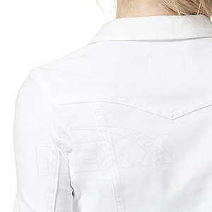 Vente chaude Femmes Jeans Veste Vêtements Femmes Jeans Veste Taille Adulte Femmes Jeans Veste - Product Image 6