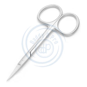 Ciseaux à cuticules à pointe de lame émoussée Ciseaux à moustache multi-usages pour sourcils/cils Petits ciseaux de manucure pour hommes femmes - Product Image 3