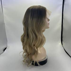 Top Quality Ombre Blonde Color <b>Body</b> <b>Wave</b> 100% Virgin Vietnamese Human Hair Wig Lace Front Wigs With Pre Plucked Hairline - Product Image 3