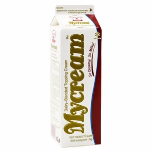 Crème non laitière de qualité supérieure, expédition immédiate, OEM/ODM, HALAL, pâtisserie, Mycream Ivory, crème de garniture mélangée à base de produits laitiers, 1 kg, approvisionnement pour l'exportation - Product Image 1