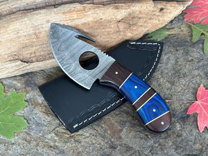 Couteau de chasse Skinner en acier inoxydable fait main sur mesure pour le camping, manche en bois, lame dentelée, garantie 3 ans, OEM - Product Image 6