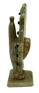 Sculpture de paon en onyx vert sculpté, écologique et vintage, artisanat SUAZ, figurine artisanale - Product Image 4
