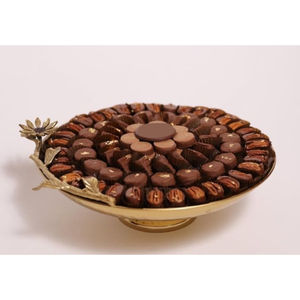 Cuenco de metal de la mejor calidad, lujoso cuenco dorado para servir chocolate, postres, dulces, plato para servir para ocasiones especiales y eventos - Product Image 5