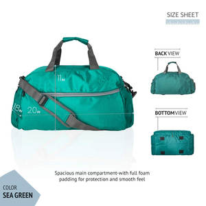 Bolsa Deportiva Portátil Ligera Impermeable Plegable para Gimnasio, MOQ Bajo, Cómoda Bolsa Deportiva - Product Image 2