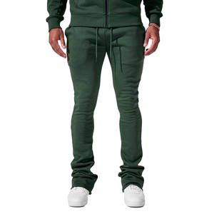 Pantalones de hombre de alta calidad Joggers apilados con bolsillo Antiarrugas Street Wear Pantalones de chándal para hombre con diseño personalizado - Product Image 3