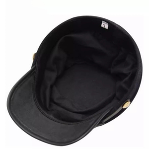 X1192 Wholesale Wool <b>Beret</b> Hat Top Hat Female Casual Leisure Beanie Hat Protection Shade Visor Cap Unisex Button Caps - Product Image 3