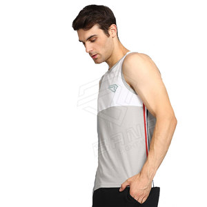 Camiseta de baloncesto personalizada al por mayor, camiseta sin mangas de malla transpirable uniforme en estilo Hip Hop informal de talla grande, dos tonos disponibles - Product Image 2