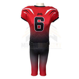 Ropa Deportiva de Fútbol Americano de Alta Calidad, Transpirable, Ligera, de Secado Rápido, Tallas Grandes, 100% Poliéster, Opciones Personalizadas - Product Image 2