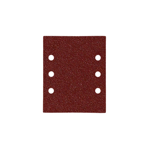 Ricambio Lija con Velcro 114x140 mm. Con Fori Grana 120 (10 Pezzi) - Product Image 1