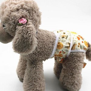 Venta al por mayor lavable hembra perro pantalones cortos fisiológicos sanitarios pantalones cortos ropa interior cuidado menstrual pantalones de mascotas - Product Image 6