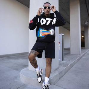 Meilleure vente de sweats à capuche avec impression bouffante design avec logo personnalisé sweats à capuche avec impression bouffante fabriqués au Pakistan sweats à capuche avec impression bouffante - Product Image 3