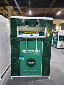 Contenedores de Acero Galvanizado para Zapatos, Libros, Colecciones Grandes Personalizadas, Contenedores de Donación de Ropa para Productos Desechados - Product Image 5