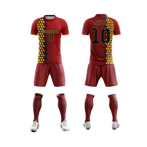 Uniforme de Fútbol de Alta Calidad 100% Poliéster Transpirable de Secado Rápido Personalizable con Identidad de Equipo para Hombres Adultos Juego Competitivo - Product Image 5