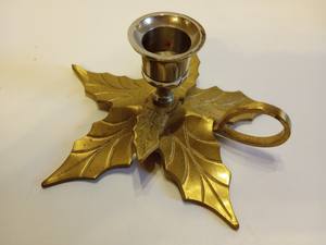 Porte-bougie de Noël en aluminium design - Fait main, écologique, de luxe, en forme de pilier - Product Image 3