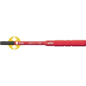 VDE Insulated SlimBit <b>Screwdriver</b> with Interchangeable TORX T25 X 75 mm Blade-WIHA - Product Image 1