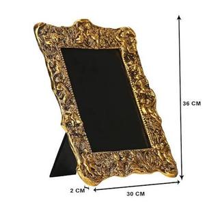 Meilleur cadre photo de table fait à la main, cadre photo carré en aluminium gaufré, décoration d'intérieur - Product Image 5